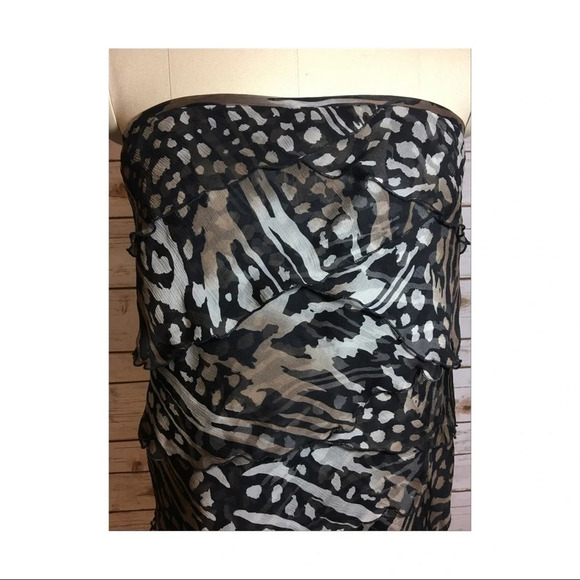 Tadashi 100% Silk Strapless Top Blouse 8 NWT - Picture 2 of 3